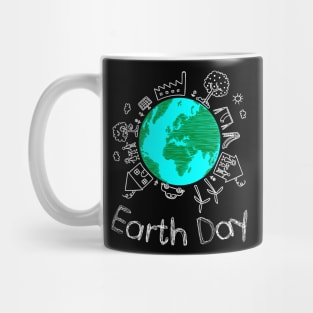 Save the earth cute funny Mug